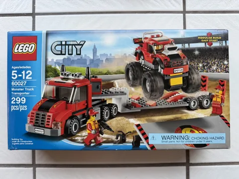 LEGO City 60027 Monster Truck Transporter Toy Building Set Brand New Sealed