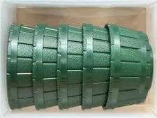 LEGO Parts - Dark Green Container, Barrel Half Large - No 64951 - QTY 5