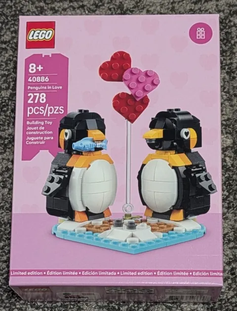40886 LEGO Valentine's Day Penguins in Love: Brand New !
