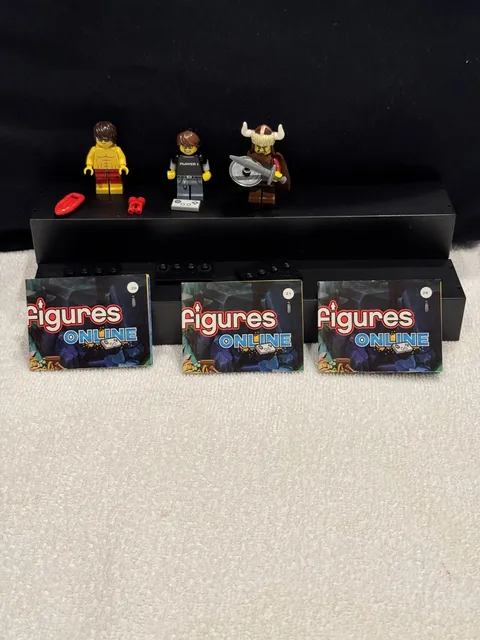 LEGO Minifigures Series 12 - Hun Warrior Life Guard Video Game Player 1 Lot of 3