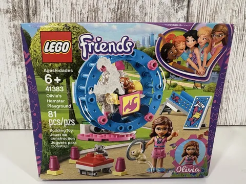 LEGO FRIENDS 41383 Olivia's Hamster Playground New Sealed Box Damage