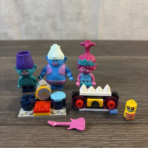 LEGO Trolls Characters Poppy Branch Biggie Mr Dinkles Minifigures