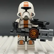 Lego Star Wars Minifigure Republic Troopers 75001 sw0440 With Blaster