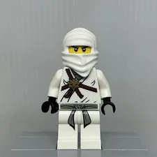 LEGO Ninjago Golden Weapons njo0001 Zane Minifigure 2504 2506 2507 2113 30080
