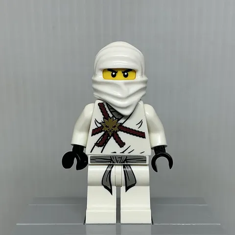 LEGO Ninjago Golden Weapons njo0001 Zane Minifigure 2504 2506 2507 2113 30080