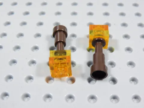 LEGO Minecraft Lot of 2 Torch Flames Accessory Minifig BK