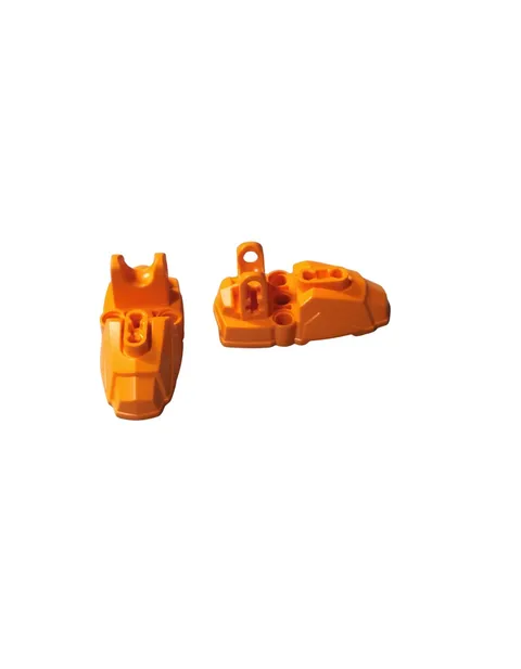 2x LEGO Hero Factory Feet Orange