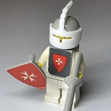 LEGO Classic Castle 375 Yellow Castle White Cavalry cas083s cas083 Sword Weapon