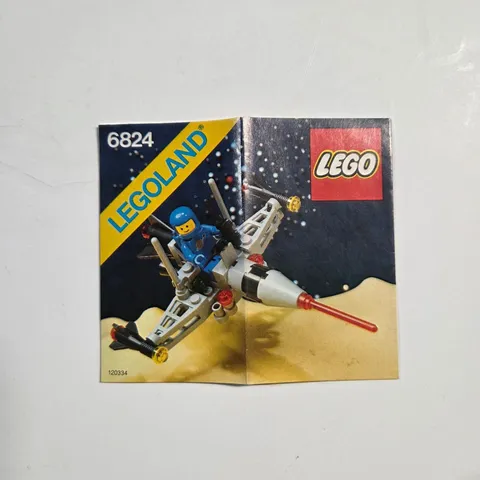 LEGO Space Dart I 6824 Instructions Manual Vintage Legoland Set Blue Spacecraft