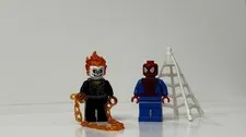 Lego Marvel minifigures (Spider-Man and Ghost Rider Minifigures)