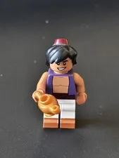 LEGO Mini Figure Aladdin with Genie Lamp Disney Series