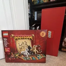 LEGO Spring Festival Galloping Horses Canvas 80119 1650 Pcs Boxed Plastic 10+