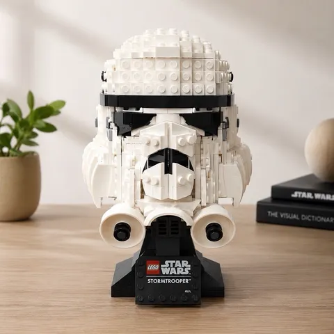 LEGO Star Wars Stormtrooper Helmet 75276 Display Stand, 647 pcs.