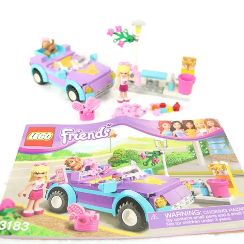 LEGO Friends Stephanie's Cool Convertible Car 3183 Retired Instruction Manual
