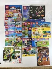 Lego Instruction Manual Lot Of 37, Superheroes, Ninjago, Creator, City, Friends