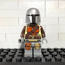 LEGO SW The Mandalorian Din Djarin Brown Armor Minifigure sw1057