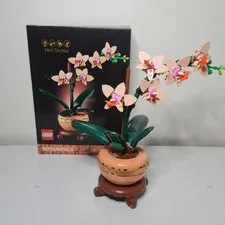 Lego Botanicals Mini Orchid 10343 Flower As New Condition All Pieces + Extras