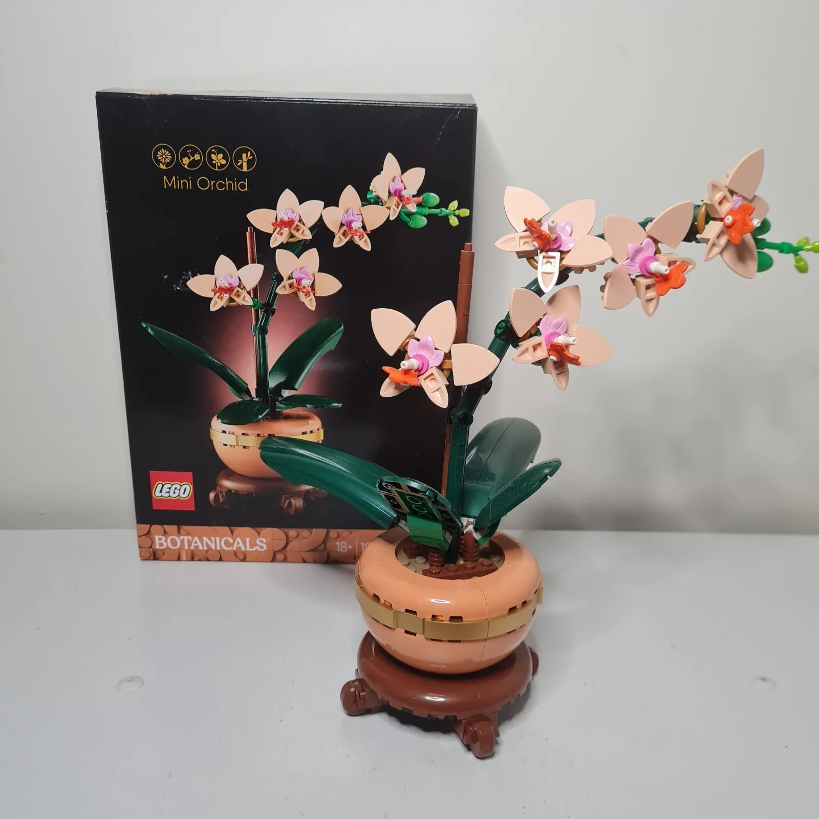 Lego Botanicals Mini Orchid 10343 Flower As New Condition All Pieces + Extras