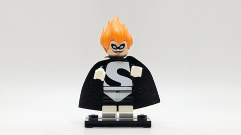 LEGO minifigure Syndrome coldis-14 Disney CMF Series 1 Incredibles no tile