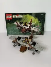 LEGO System 5925 Pontoon Plane Vintage - Includes Plane Minifigure & Manual
