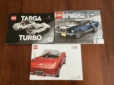 LEGO Icons, Lot of 3 Instruction Manuals only, including 10321, 10295, 10265