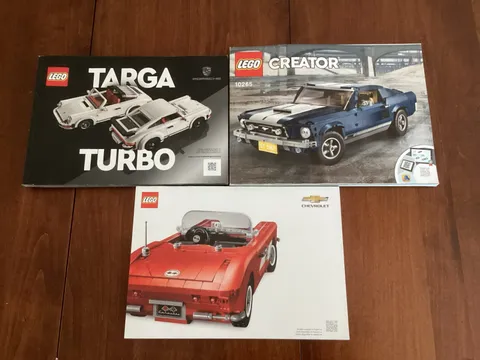 LEGO Icons, Lot of 3 Instruction Manuals only, including 10321, 10295, 10265