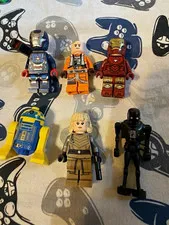 LEGO Marvel Iron Man & Droid Minifigures Lot of 6 Assorted Characters