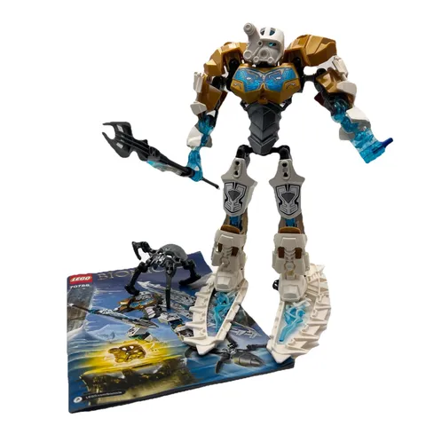 LEGO Bionicle Kopaka-Master of Ice 70788 Set w/ Instructions 99% Complete