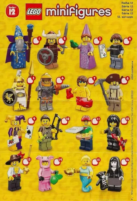 LEGO 71007 Minifigures Series 12 – Complete Set of 16 | Fast Shipping！