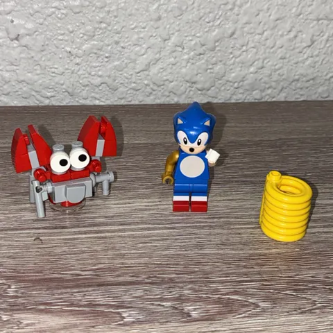 LEGO Sonic the Hedgehog Mini Figure Set #21331 With Crab And Ring Genuine LEGO
