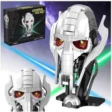 710-Piece General Grievous Helmet Building Set - LEGO Compatible Collectible