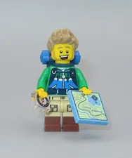 LEGO Hiker backpacker complete compass map Collectible Series 16 minifigure CMF