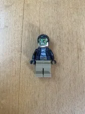 Lego Spider-man Masked Robber - Green Mask, Striped Shirt Minifigure