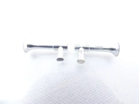 2 LEGO minifigure Chrome Silver Vehicle Car Horn 71182