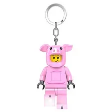 LEGO® Large 3 Inch Tall Figure Keychain Light - Little Piggy Girl (KE212H)