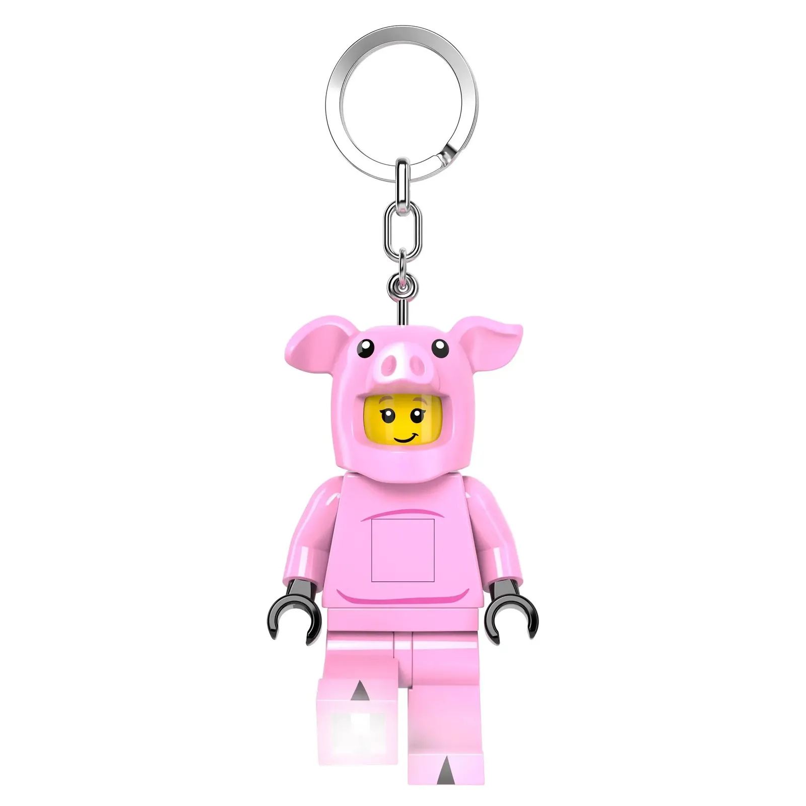 LEGO® Large 3 Inch Tall Figure Keychain Light - Little Piggy Girl (KE212H)