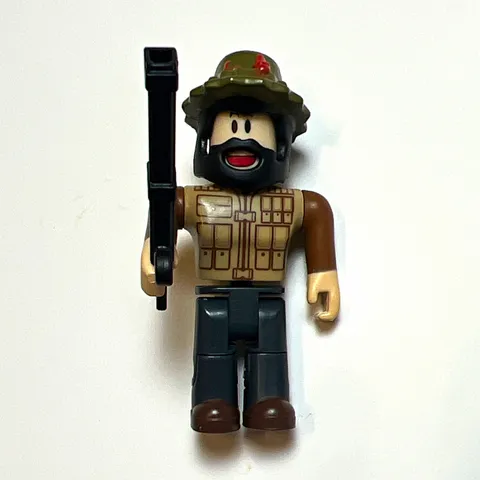 Roblox Series 8 Shark Attack Fisherman Figure Jazwares Fishing Rod Hat 3”