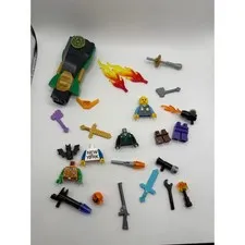 LEGO Minifigure Parts Accessories Lot Ninjago Minecraft New York Torso Weapons