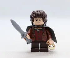 Frodo Baggins Gray Cape 9472 9470 79006  Lord of Rings Hobbit LEGO® Minifigure