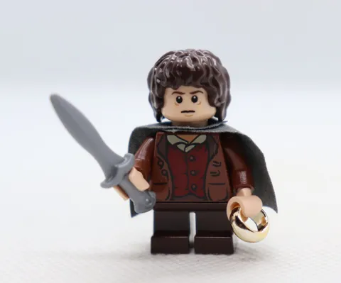 Frodo Baggins Gray Cape 9472 9470 79006  Lord of Rings Hobbit LEGO® Minifigure