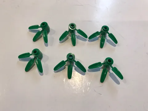 Lego Plant Leaves / Flower Leaves X6
