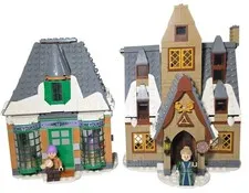 LEGO Harry Potter Hogsmeade Village & Honeydukes & 3 Minifigures *INCOMPLETE SET