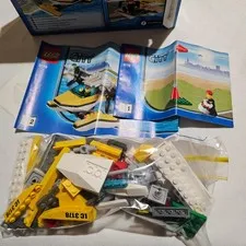 LEGO City Airport Harbor Set 3178 Seaplane 100% COMPLETE Pilot Aeroplane