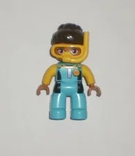 Lego DUPLO Female w/Diving Suit & Mask Figure for Set 10910 -Submarine Adventure