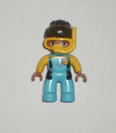 Lego DUPLO Female w/Diving Suit & Mask Figure for Set 10910 -Submarine Adventure