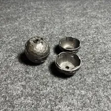 Lego 2 Pearl Dark Gray Container,Faceted Alien Pod Section / Cocoon / large Eggs