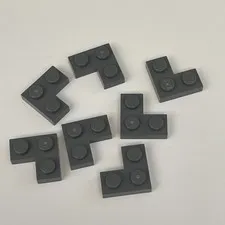 Lego 2420 Dark Gray Replacement Parts Pieces Lot of 7