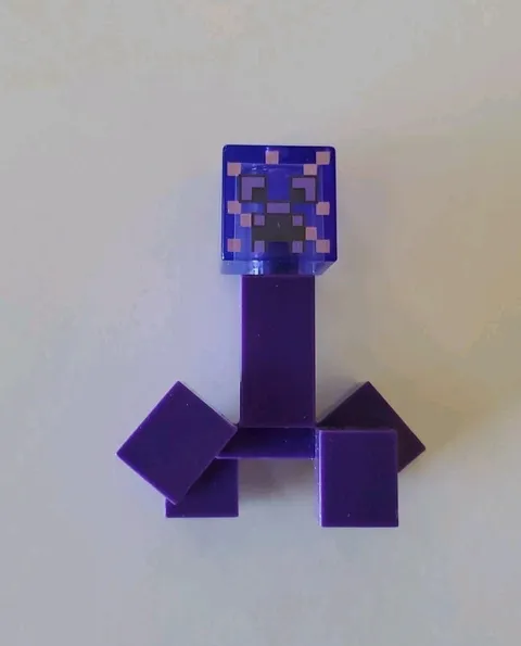 LEGO Enchanted Creeper Minifigure from Set 21176 Minecraft 2021.
