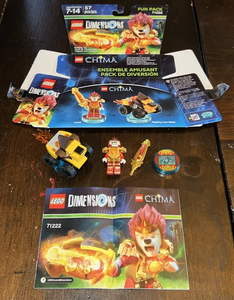LEGO DIMENSIONS: Laval Fun Pack (71222) 100% Complete w/ Box - Working!