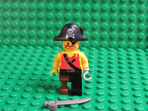 LEGO Captain Ironhook Minifigure pi022 LEGO Pirates I 6278 6292 6264 Iron Hook J
